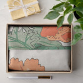 ポピー日本のデコップデカップデカップレッドオレンジ 薄葉紙 (ギフト)