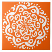 ポピー曼荼羅 タイル (正面)