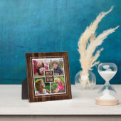 ポピー最高のエバーグランドパ4フォトコラージュダークウッド フォトプラーク (インサイチュ)