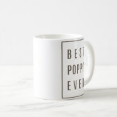ポピー最高のーはギフトを奪う！ コーヒーマグカップ (正面右)