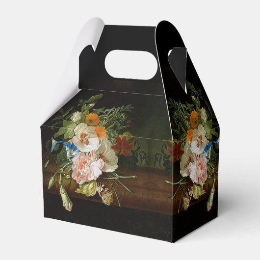 ポピー朝顔の花バタフライビーフボックス フェイバーボックス (正面サイド)