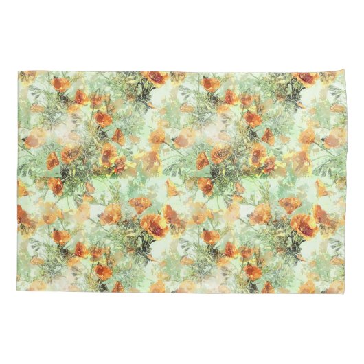 ポピー枕ケース「ポピー枕」カスタマイズ可能 枕カバー (裏面)