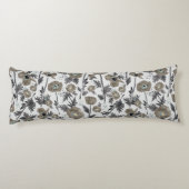 ポピー水彩フローラデコール ボディピロー (裏面)