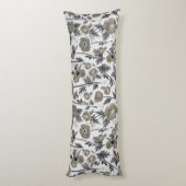 ポピー水彩フローラデコール ボディピロー (裏面 (縦))