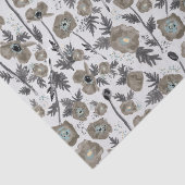 ポピー水彩フローラルパターンギフト 薄葉紙 (詳細)