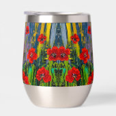 ポピー熱ワインタンブラー (右面)