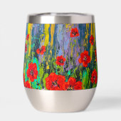 ポピー熱ワインタンブラー (背面)