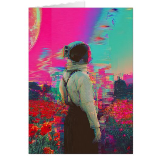 ポピー畑のすべての行事で輝く宇宙飛行士 (正面)
