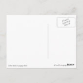 ポピー畑のオリーブの木の文字はがき ポストカード (裏面)