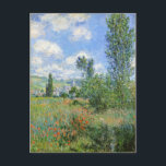 ポピー畑のレーン – Claude Monet ポストカード<br><div class="desc">ポピー畑のレーン，イルサンマルティン – クロード・モネ</div>