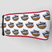 ポピー畑の上のランカスター爆撃機 ゴルフヘッドカバー (正面)