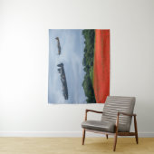 ポピー畑の上のランカスター爆撃機 タペストリー (インサイチュ)