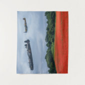 ポピー畑の上のランカスター爆撃機 タペストリー (正面)