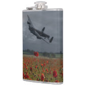 ポピー畑の上のランカスター爆撃機 フラスク (左)