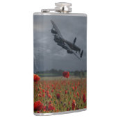 ポピー畑の上のランカスター爆撃機 フラスク (右)