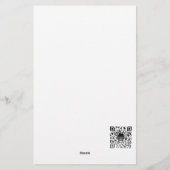 ポピー畑の上のランカスター爆撃機 便箋 (裏面)