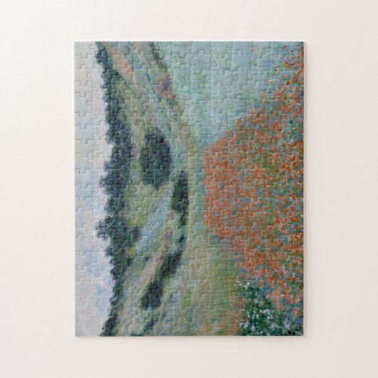 ポピー畑の空洞の近くにGiberny by Monet ジグソーパズル (縦)