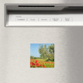 ポピー畑マグネットのオリーブの木 マグネット (インサイチュ (食洗機))