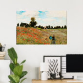 ポピー畑， 1886 ポスター (ホームオフィス)