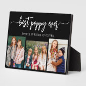 ポピー祖父の孫フォトコラージュ フォトプラーク (側面)