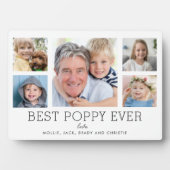 ポピー祖父の孫フォトコラージュ フォトプラーク (正面)
