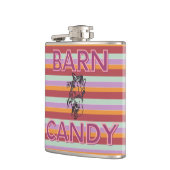 ポピー笑顔のビニール包まれたフラスコ フラスク (左)