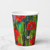 ポピー紙カップ 紙コップ (裏面)