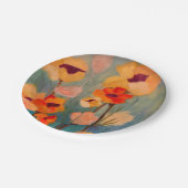 ポピー紙プレート黄 ペーパープレート (アングル)