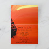 ポピー結婚式招待状 招待状 (内部)