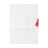 ポピー絵を描ドレッドフラワー 招待状ベリーバンド (裏面例)