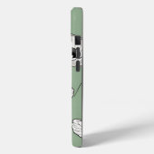 ポピー花スケッチグリーンフローラ電話ケース Case-Mate iPhoneケース (裏面 / 左)