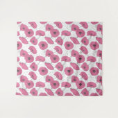 ポピー花パターンタペストリー タペストリー (正面(横))