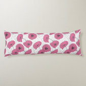 ポピー花パターン体枕 ボディピロー (裏面)