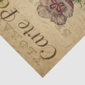 ポピー花ヴィンテージはがき切り 薄葉紙 (詳細)