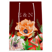 ポピー花中抱き枕 ミディアムペーパーバッグ (裏面)