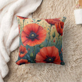 ポピー花枕クッション クッション (ブランケット)