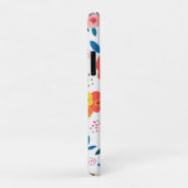 ポピー花柄コーラルスクリプト名 Case-Mate iPhoneケース (裏面/右)