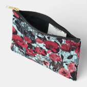 ポピー花柄 アクセサリーポーチ (見開き)