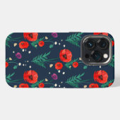 ポピー花柄 Case-Mate iPhoneケース iPhone 13 Proケース (裏面横)
