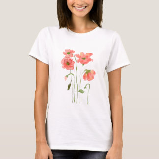 ポピー花柄Tシャツ Tシャツ