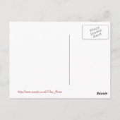 ポピー芸術品を気取ったパイ！ ポストカード (裏面)