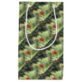 ポピー芸術的の野絵画花 スモールペーパーバッグ (正面)