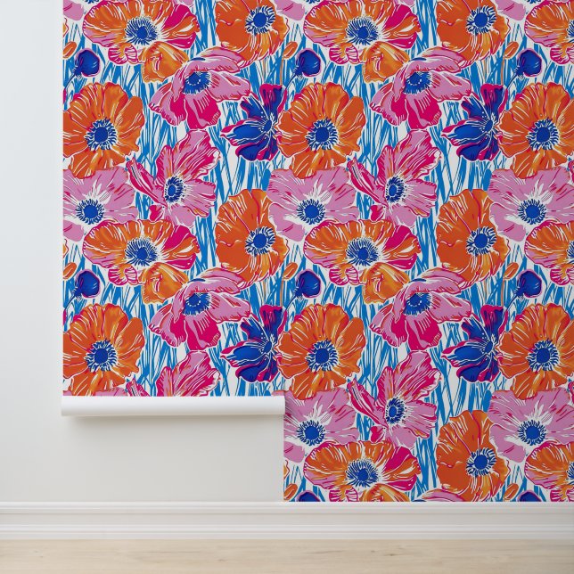 ポピー草地のスケッチ 壁紙 (アプリケーション)