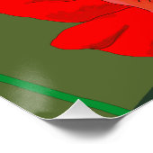 ポピー草地の夕日のポスター ポスター (コーナー)