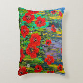 ポピー装飾用クッション アクセントクッション (正面(垂直))