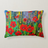 ポピー装飾用クッション アクセントクッション (正面)