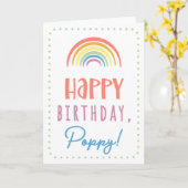 ポピー誕生日カード カード (黄色い花)