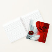 ポピー赤と白ズ ノートブック (内部)