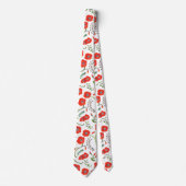 ポピー赤フローラ結婚ズ ネクタイ (正面)