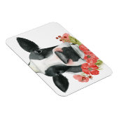 ポピー農場 – 花と牛 マグネット (右側)